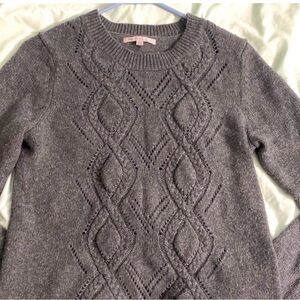 Vintage Gap Gray Cable Knit Sweater